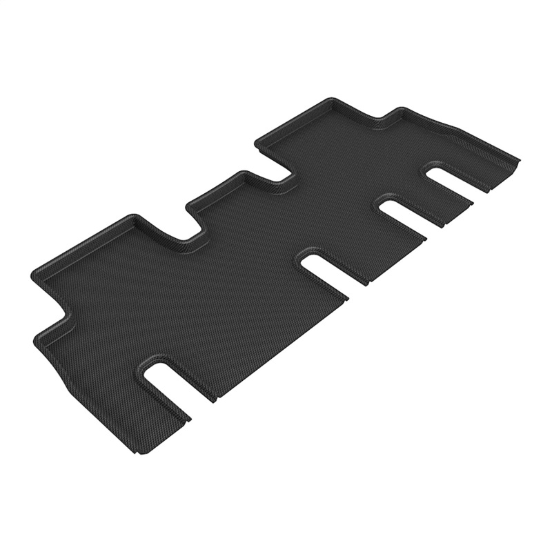 Tesla Model X Floor Mat - Rear - 3D MAXpider - Kagu R2 - Black - `22-`24 Tesla Model X Floor Mat - Rear - 3D MAXpider - Kagu R2 - Black - `22-`24
